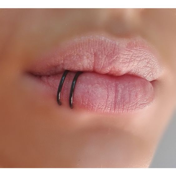 Clip On Lip Ring - Clip On Jewelry