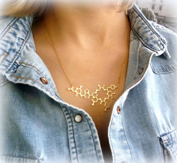 Chemical Structure Necklace