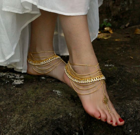 wedding ankle bracelets