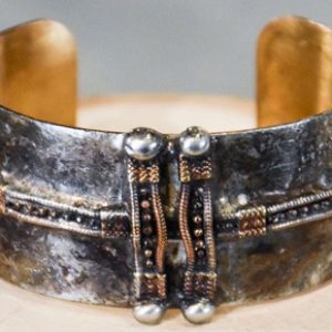 Industrial Brass Cuff