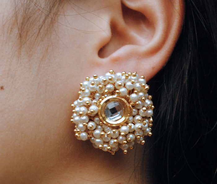 pearl ear tops