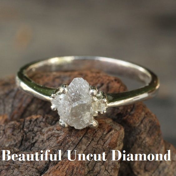 Uncut Diamond Ring