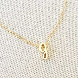 Personalized Jewelry Cursive Letter