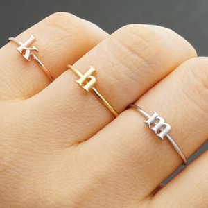 Personalized Jewelry Initial Ring