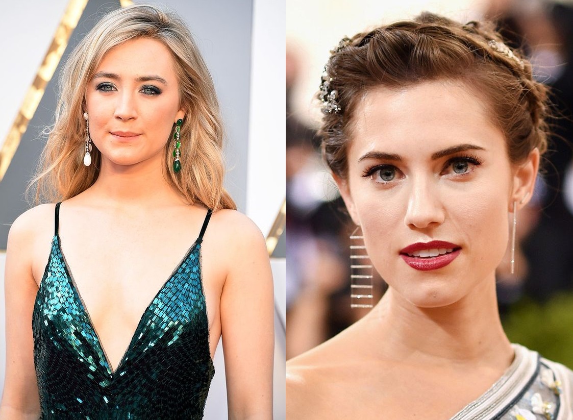 Saoirse Ronan and Alison Williams in Mismatch Earrings