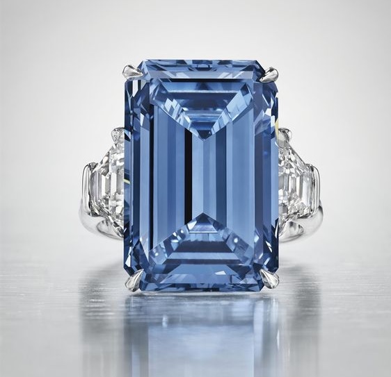 Oppenheimer Blue Diamond Ring - Record Breaking Jewelry