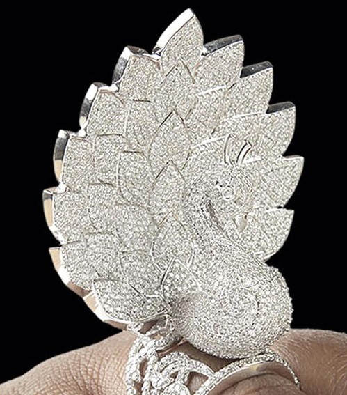 Savio Peacock Ring - Record Breaking Jewelry