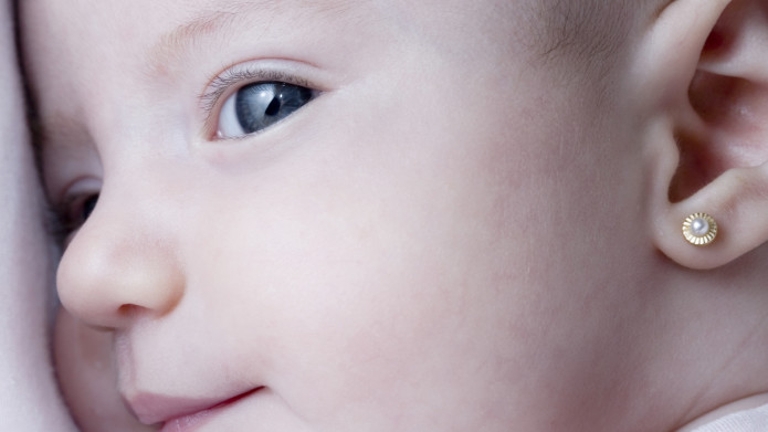 baby ear piercing