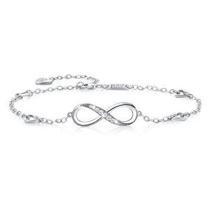 6. Billie Bijoux Women's 925 Sterling Silver Infinity