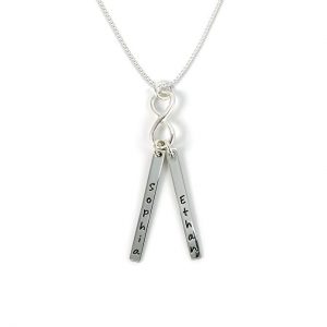 4. Together for Infinity Personalized Necklace