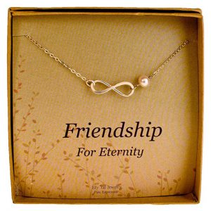 8. Efy Tal Jewelry Sterling Silver Infinity Necklace