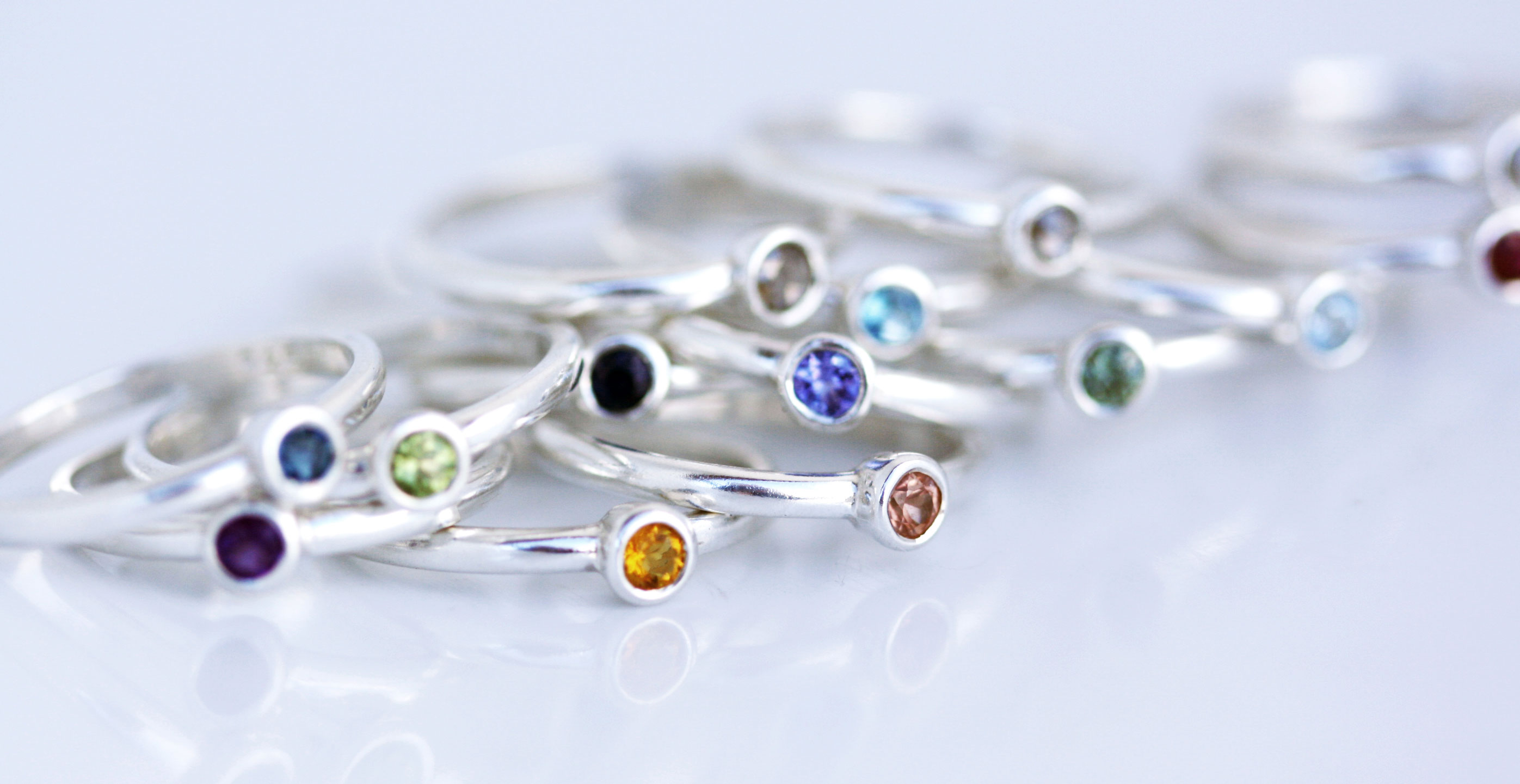 Birthstone Rings For Your Mom - Perfect Gift for Mother's Day or Birthday