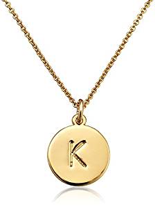 Kate Spade New York Gold-Tone Alphabet Pendant Necklace