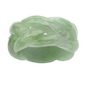 Lux Genuine Green Jade Eternity Ring