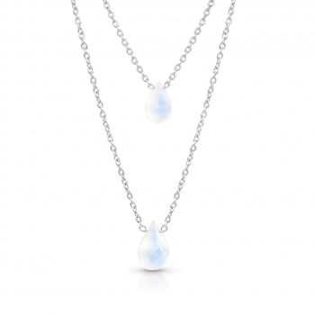 Moonstone Multilayer Necklace - Drops of Infinity