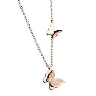 WDSHOW Rose Gold Stainless Necklace