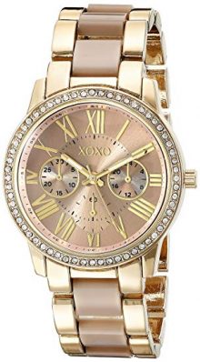 XOXO Women's Analog Watch with Gold-Tone Case