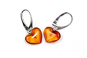 amber earrings