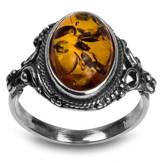 amber ring