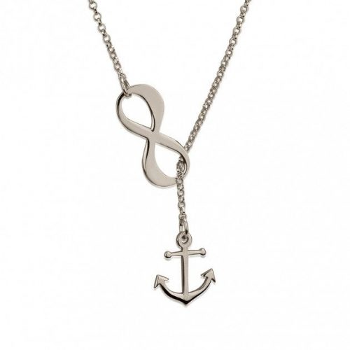 Infinity Symbol Jewelry with an Anchor