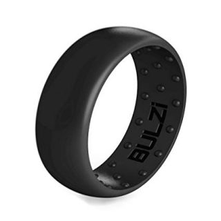 BULZi - Massaging Comfort Fit Silicone Wedding Ring - #1 Most Comfortable Men's and Women's Wedding Band - Comfort Flexible Work Safety Design