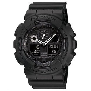 Casio Men's G-SHOCK - The GA 100-1A1 Military Series Watch in Black