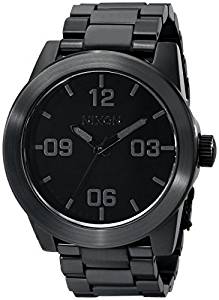 Nixon Corporal SS A346. 100m Water Resistant XL Men’s Watch (48mm Watch Face. 24mm Stainless Steel Band) 