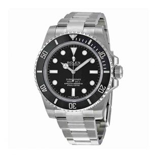 Rolex Submariner Black Dial Stainless Steel Automatic Mens Watch 114060