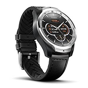 TicWatch Pro Bluetooth Smart Watch, Layered Display, NFC Payments, Google Assistant, Wear OS by Google (Formerly Android Wear), Compatible with iPhone and Android (Silver)