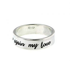 By Hannah Design Sterling Silver Personalized Ring