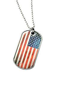 Dog Tag Necklace International Flag