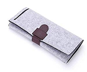 MEBOX Travel Jewelry Storage Bag Portable Jewelry Roll Bag Clutch Bag for Necklace, Earrings, Bracelets, Rings Jewelry Organizer Bag Case Lightweight，Easy to Carry