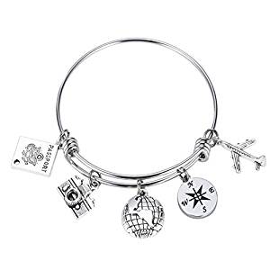 Travel Charm Bangle