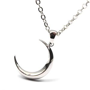 8. Linana Women’s Silver Moon Necklaces + Gift Bag