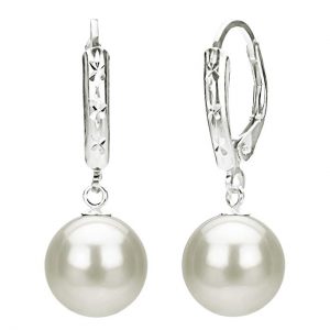5. Cultured Freshwater Pearl Bridal Earrings
