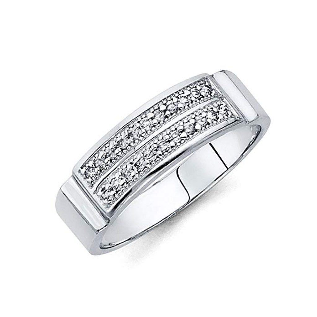 White Gold Rings for Men - Great Gift Idea for Him  Jewelry Jealousy