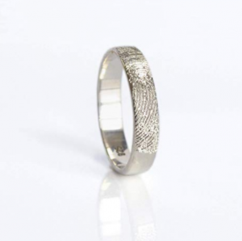 Actual Fingerprint or Handwriting Ring by Danique Jewelry