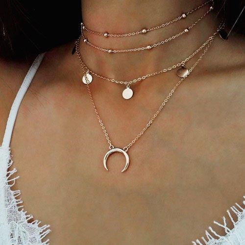 Moon Necklaces: Silver, Gold, Or Rose Gold | Jewelry Jealousy