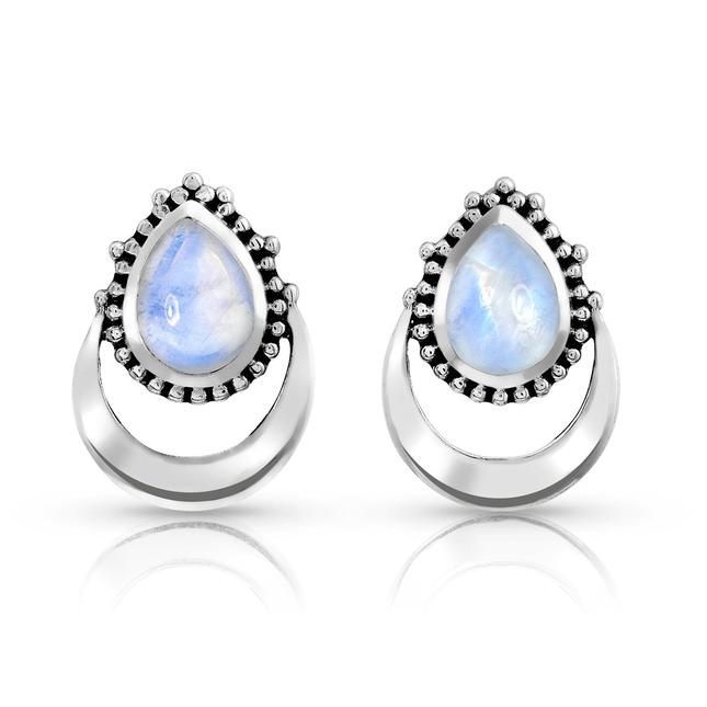Moonstone 925 silver earrings  Sparkle  Studs  Goldsmith  Jewelry  Stone  Handmade  Nature  Natural  Gemstone  Oval  Earring