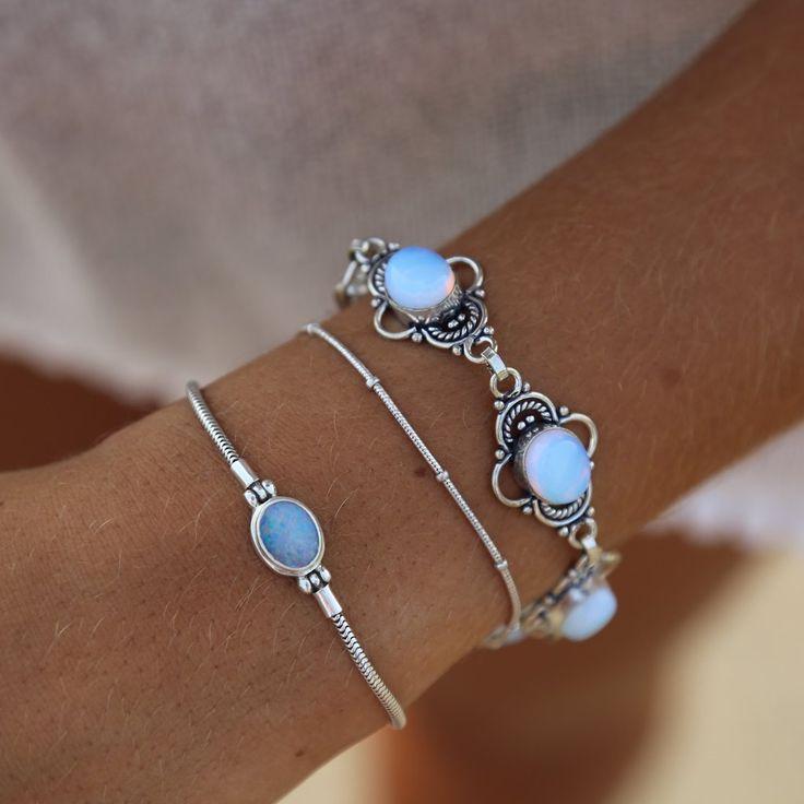 Moonstone bracelets