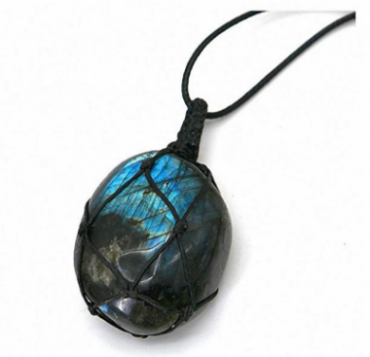 Netted Labradorite Necklace