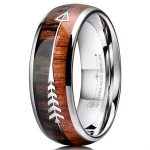 THREE KEYS JEWELRY Viking Wooden Ring