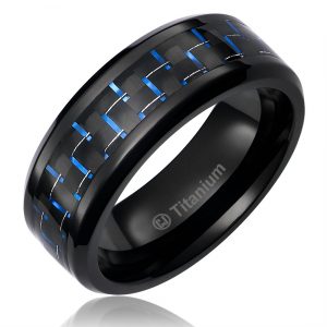 Cavalier Jewelers 8MM Mens Titanium Ring