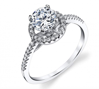 Sterling Silver CZ Classic Single Stone Engagement solitare ring with Cubic CZ's 4.0 out of 5 stars 1 customer review