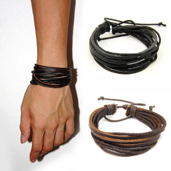 leather rope bracelet