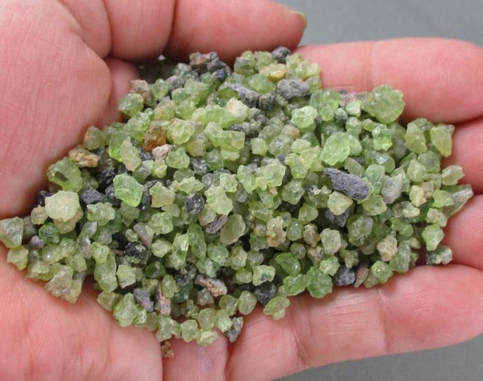 Raw Peridot Stones