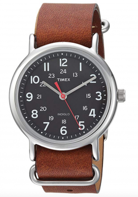 Leather Watch for Women - Timex Unisex Weekender 38mm Watch