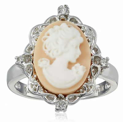 Baltic Amber Sterling Silver Filigree Oval Ring Ian and Valeri Co