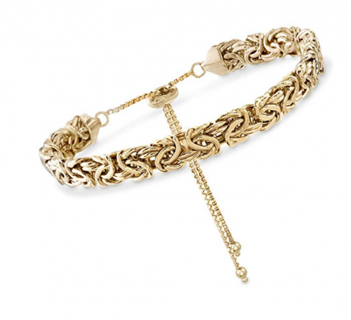 Ross-Simons 18kt Gold Byzantine Bolo Bracelet