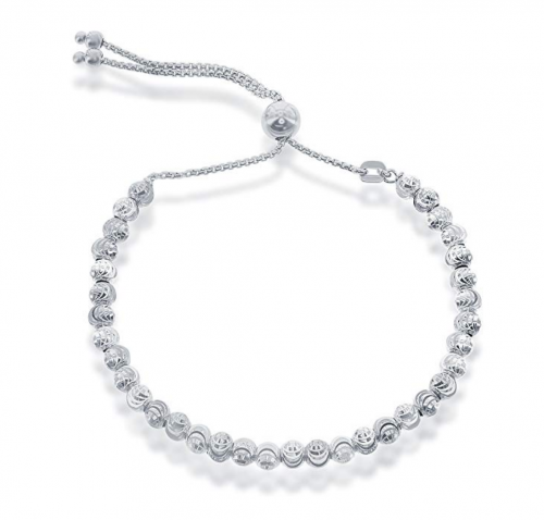Beaux Bijoux Diamond-Cut Moon Beads